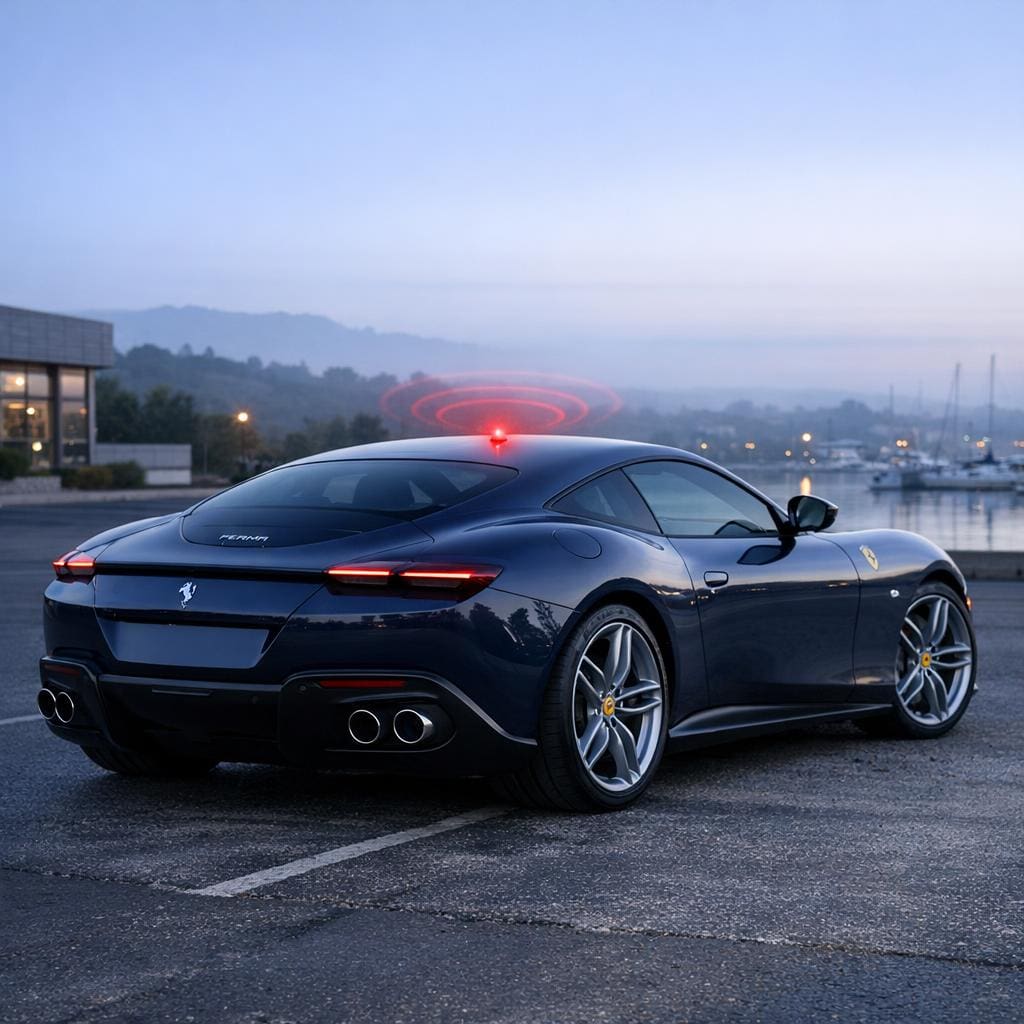 GPS tracker installation example