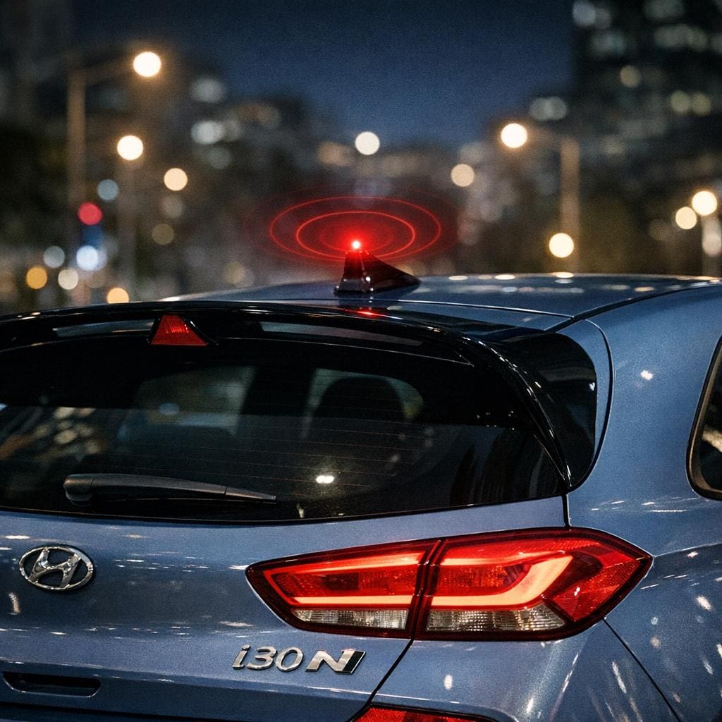 GPS tracker installation example