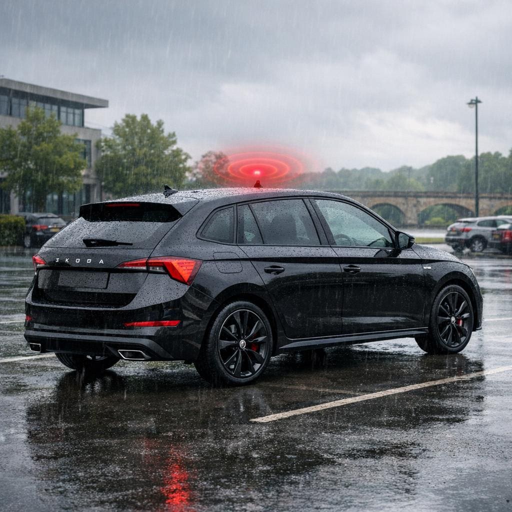 GPS tracker installation example