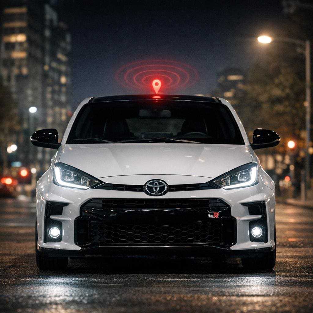 GPS tracker installation example