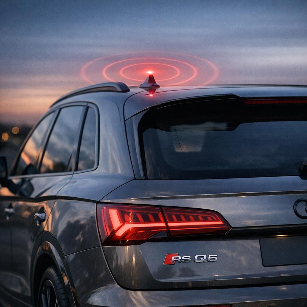 GPS tracker installation example