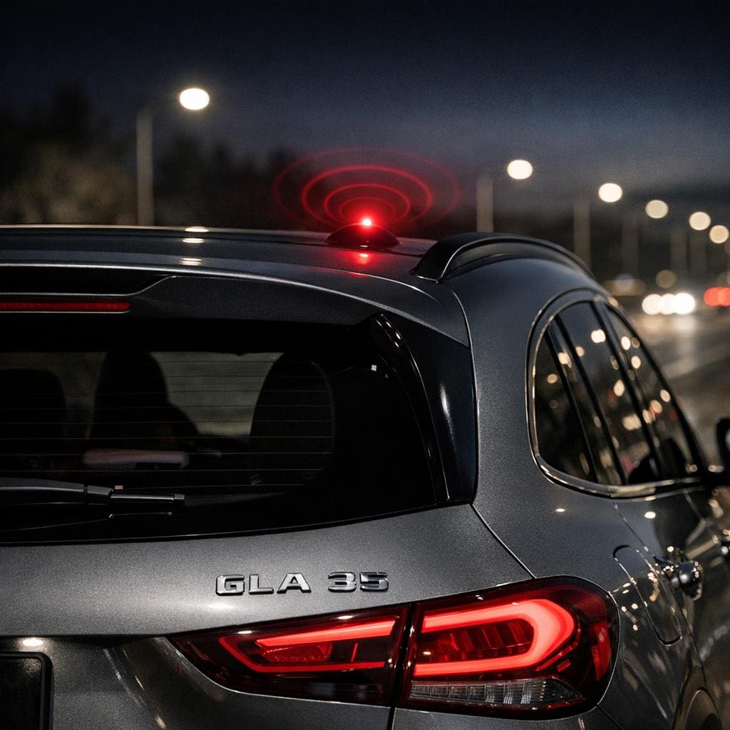 GPS tracker installation example