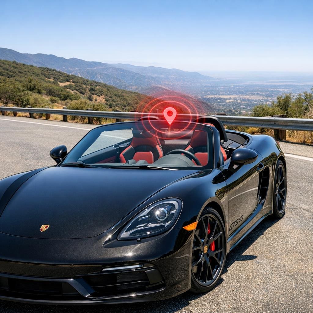 GPS tracker installation example