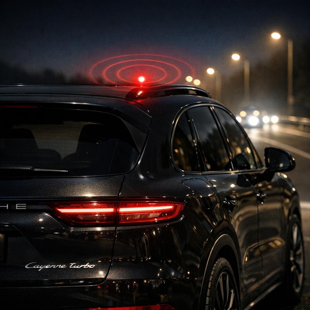 GPS tracker installation example